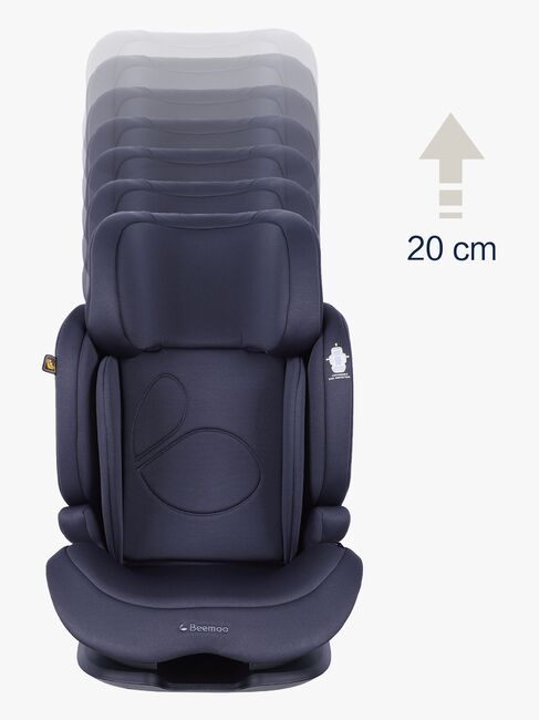 Beemoo Recline i-Size Beltestol, Anthracite