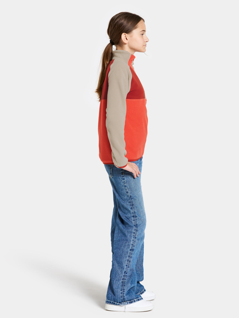 Didriksons Yokto Fleecegenser, Light Mars Red