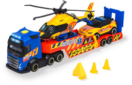 Dickie Toys Redningstransport med Bil og Helikopter