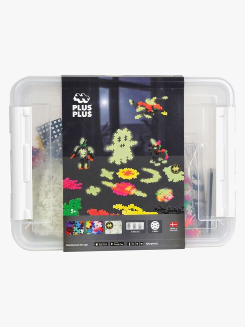 Plus-Plus Build and Glow 3D Oppbevaringsboks 2000 Deler