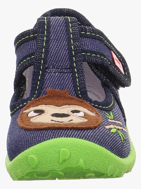 Superfit Spotty Tøfler, Dark Blue/Green