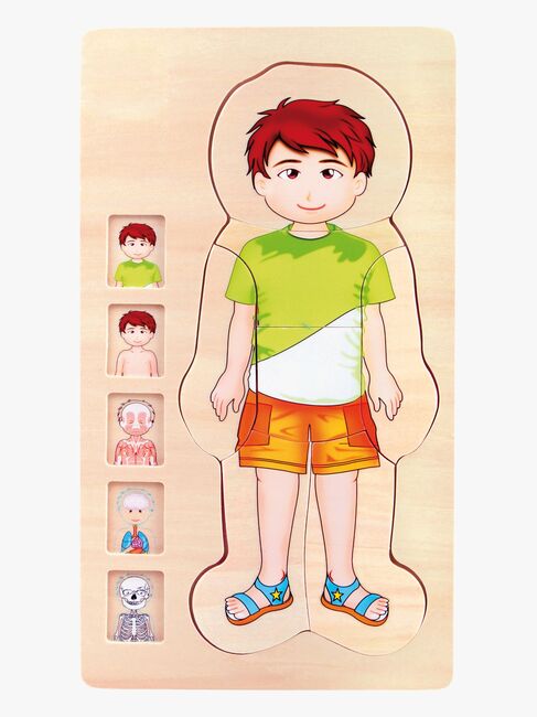 Small Foot Puslespill Anatomi, Grønn