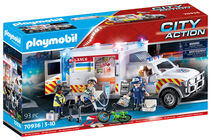 Playmobil 70936 City Action Amerikansk Ambulanse Med Lys Og Lyd