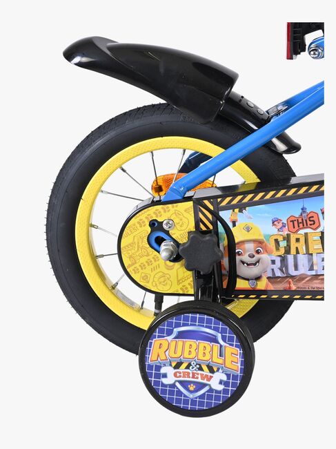 Paw Patrol Rubble & Crew Sykkel 12 Tommer, Blå