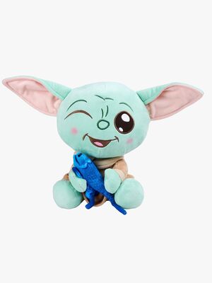 Star Wars Kosedyr Grogu med Øgle 25 cm