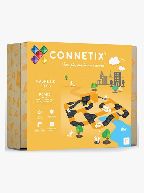Connetix Magnetiske Byggeklosser Road Kit 16 Deler