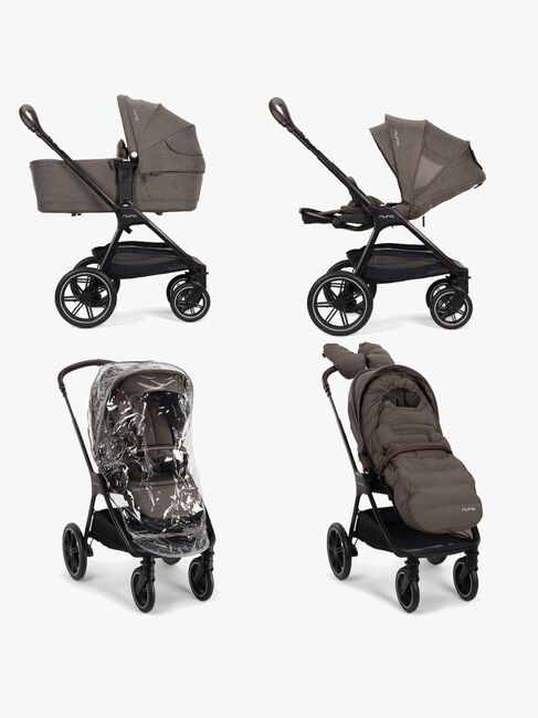 Nuna TRIV LX Duovogn med All-Season Set, Chestnut