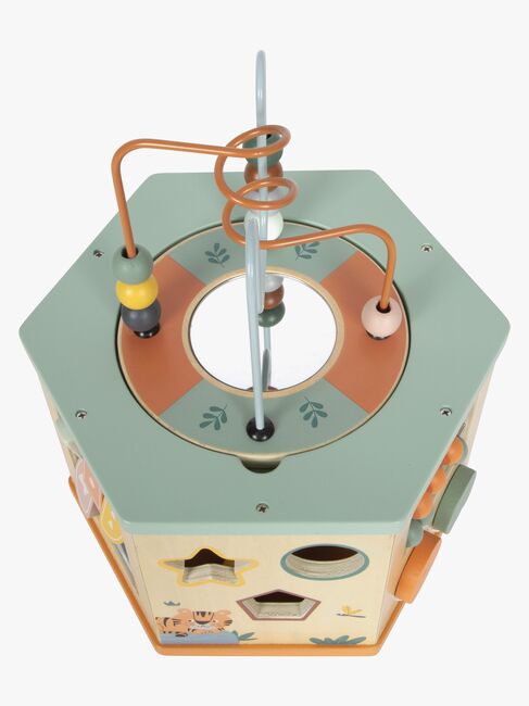 Small Foot Motor Aktivitetskube med 7 Sider Safari