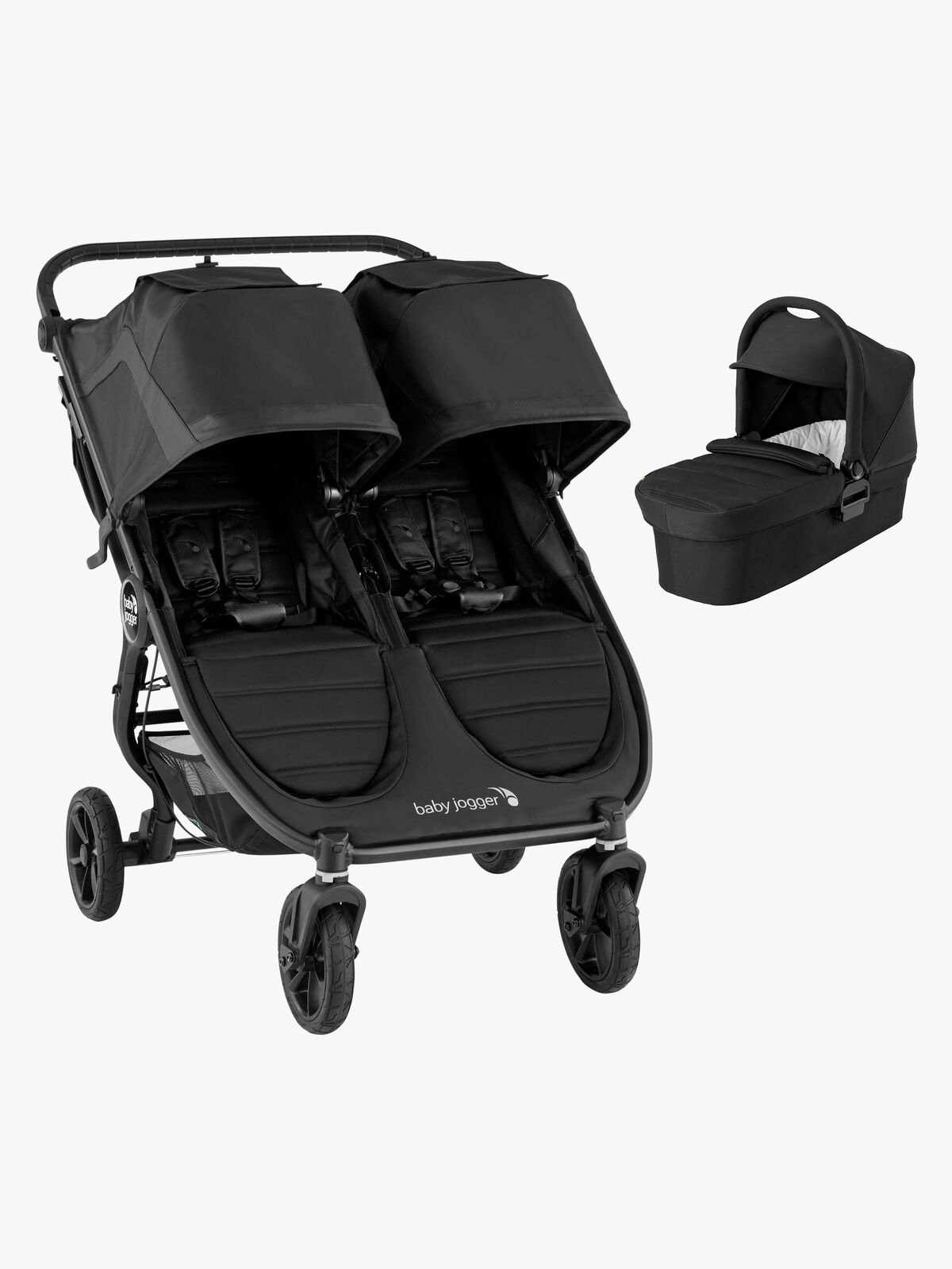Baby Jogger City Mini GT 2 Søskenvogn inkl. Liggedel, Jet