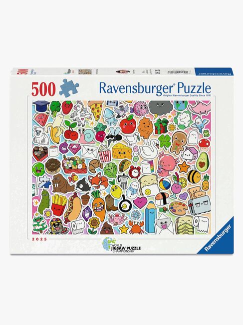 Ravensburger Puslespill Cute Kawaii Chaos 500 Brikker