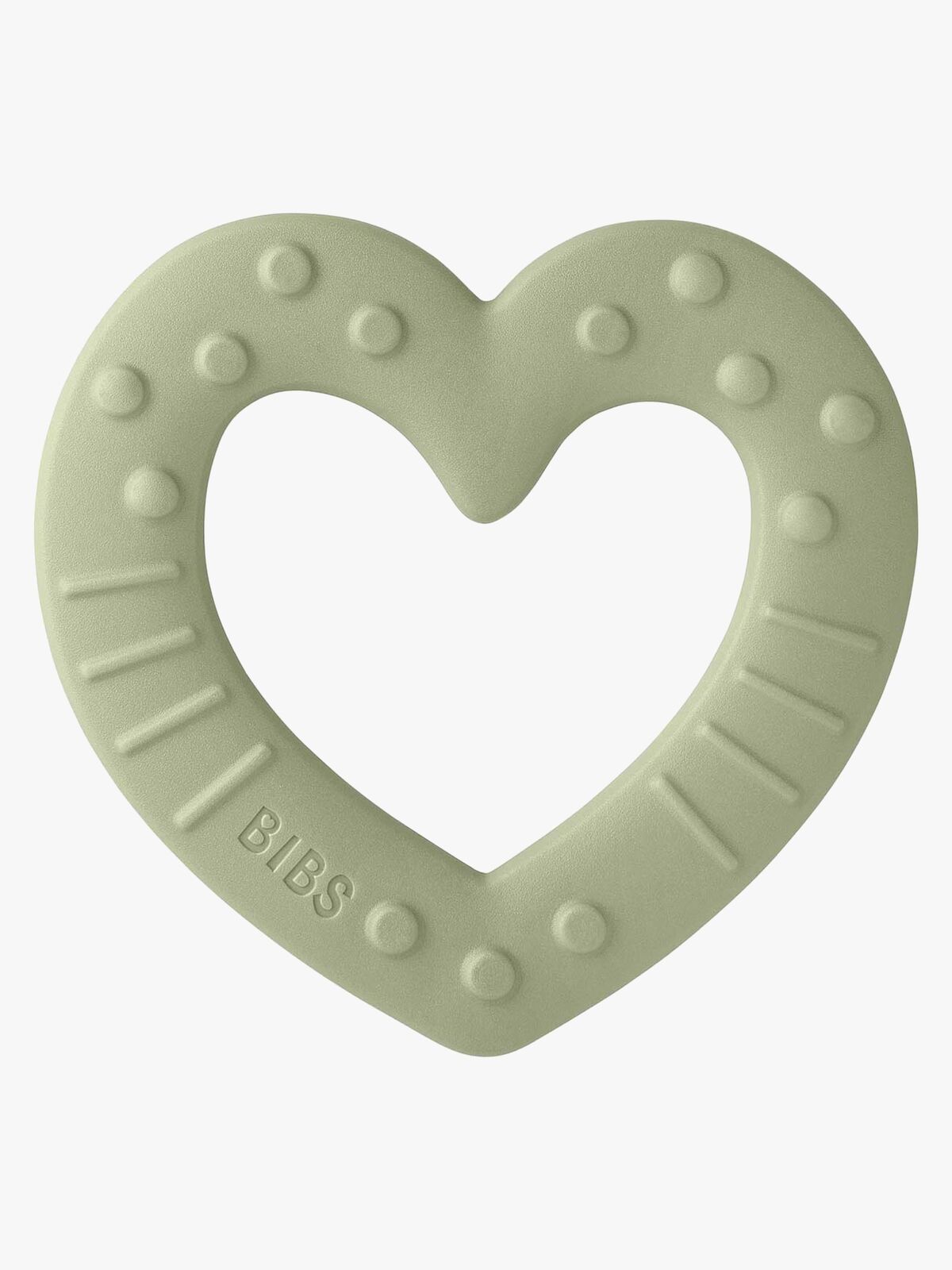 BIBS Baby Bitie Biteleke Heart,  Sage