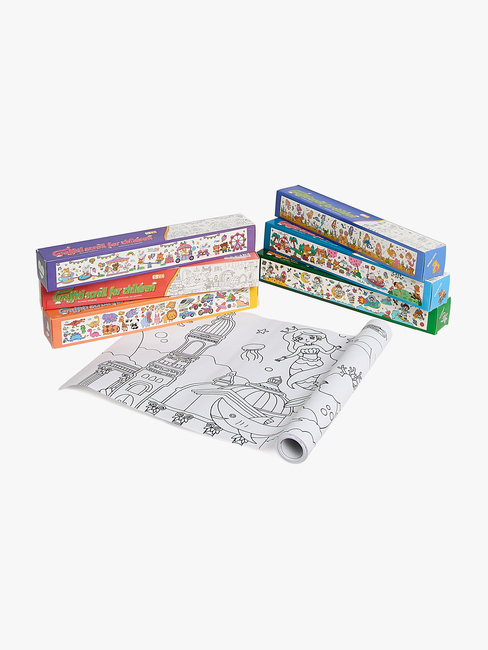 Fippla Lim & Tegn Tegnepapirruller 6 Stk