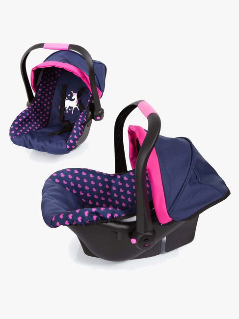 Bayer Design Bilstol med kalesje til dukke, Blå