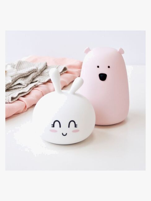 Rabbit & Friends Lampe Stor Kanin, Happy Hvit 