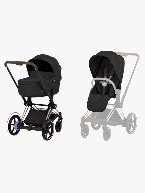 Cybex ePriam Duovogn, Rosegold/Sepia Black