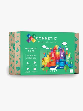 Connetix Magnetiske Byggeklosser Rainbow Creative Pack 102 Deler