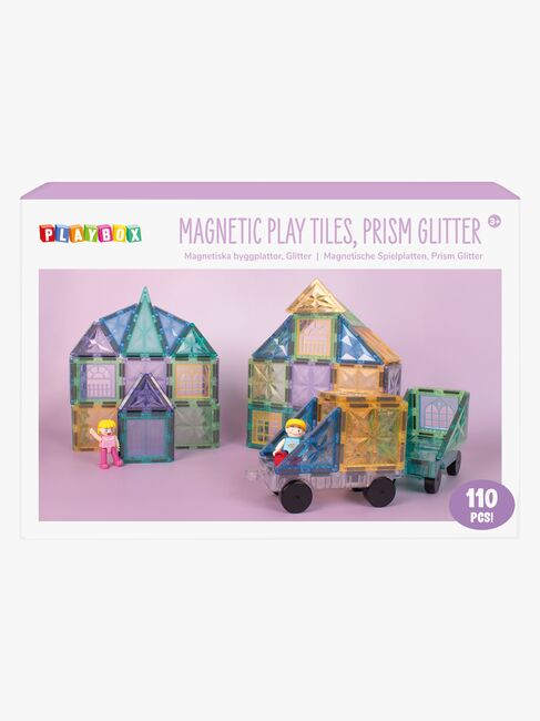 Playbox  Magnetiske Brikker Glitter 110 Deler