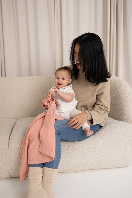 Mummitrollet Musselintepper 2-Pakk, Pink