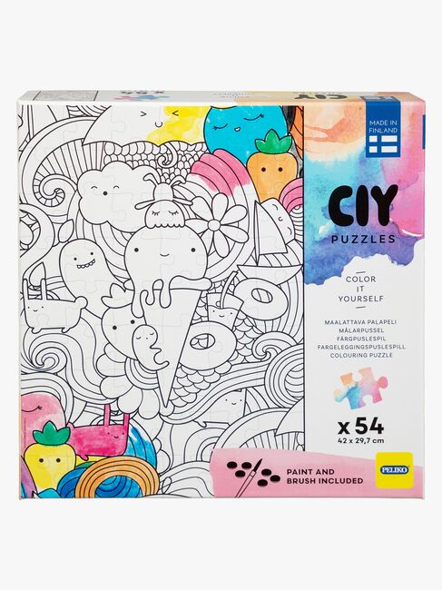 Peliko CIY Puslespill med Vannfarger 54 Brikker Blandet