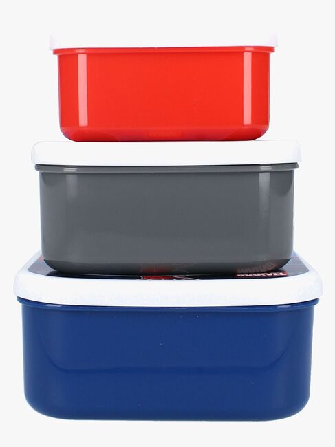 Marvel Spider-Man 3 in 1 Snackboks Let's Eat!, Navy