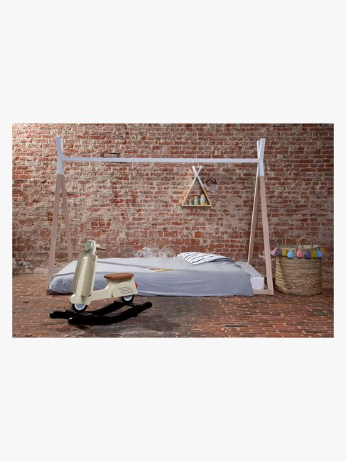 Childhome Seng Tipi 90x200, Hvit&Natur