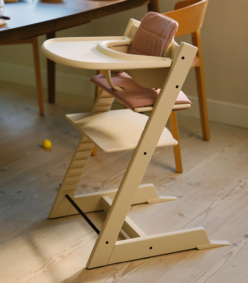 Stokke Tripp Trapp Matstol Bundle inkl. Brikke, Vanilla White