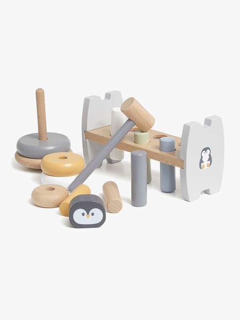 PolarB Lekesett Bankebrett og Stableklosser Pingvin