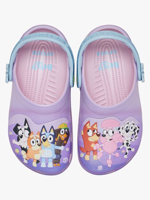 Crocs Bluey Kids Tøfler, Pink