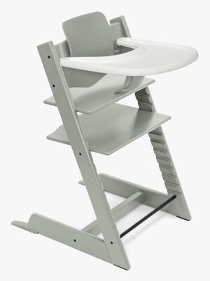 Stokke Tripp Trapp Matstol Bundle inkl. Brikke, Glacier Green/White