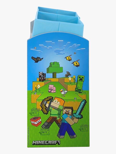 Minecraft Oppbevaringshylle med Oppbevaringskasser