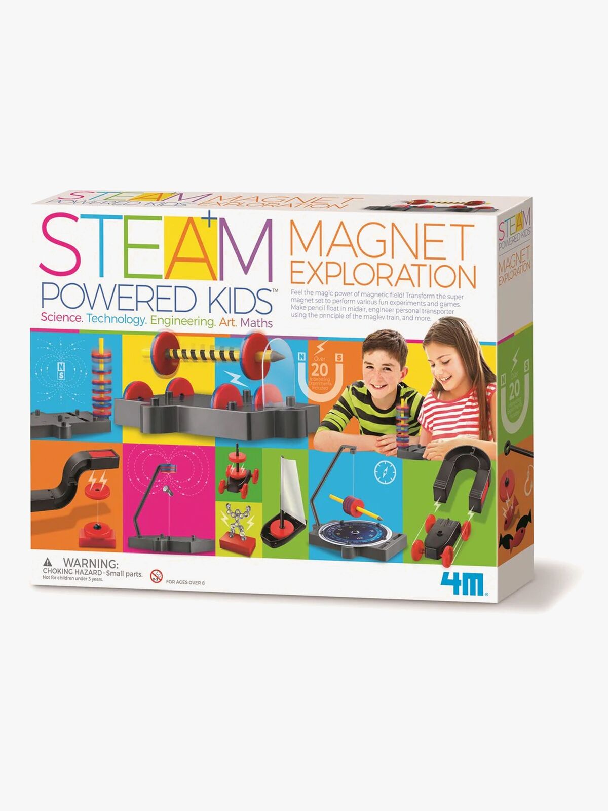 4M STEAM Powered Kids Eksperimentsett Magneter