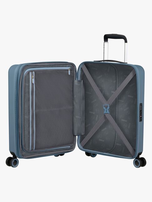 American Tourister Dynabelt Spinner Trillekoffert 36L, Rainstorm Blue