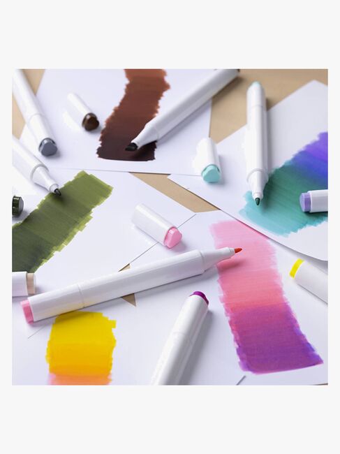 Creativ Company Alkoholbaserte Illustrasjonsmarkere Pastell 24stk