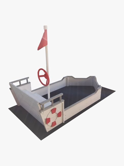 Woodlii Sandkasse i Tre Båt, Hvit