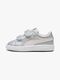 Puma Smash 3.0 Glitz Glam V Infant Sneakers, Glacial Gray/Frosty Pink