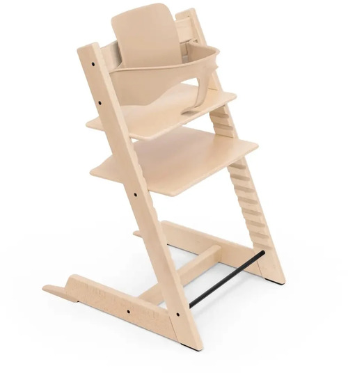 Stokke Tripp Trapp Matstol Bundle inkl. Newborn Set, Natural/Grey