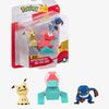 Pokémon Battle Figursett Mimikyu, Porygon & Croagun 3-Pakk