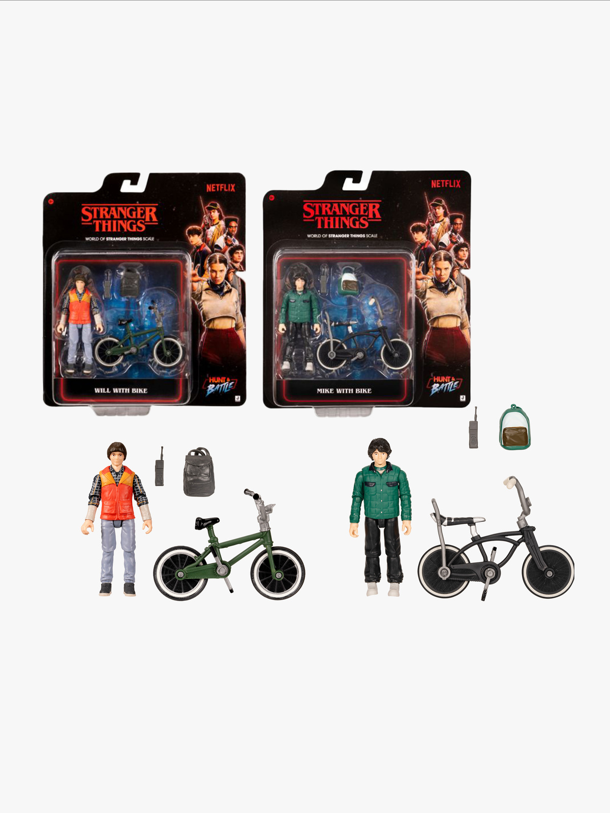 Stranger Things Samlefigurer & Sykkel, Blandet