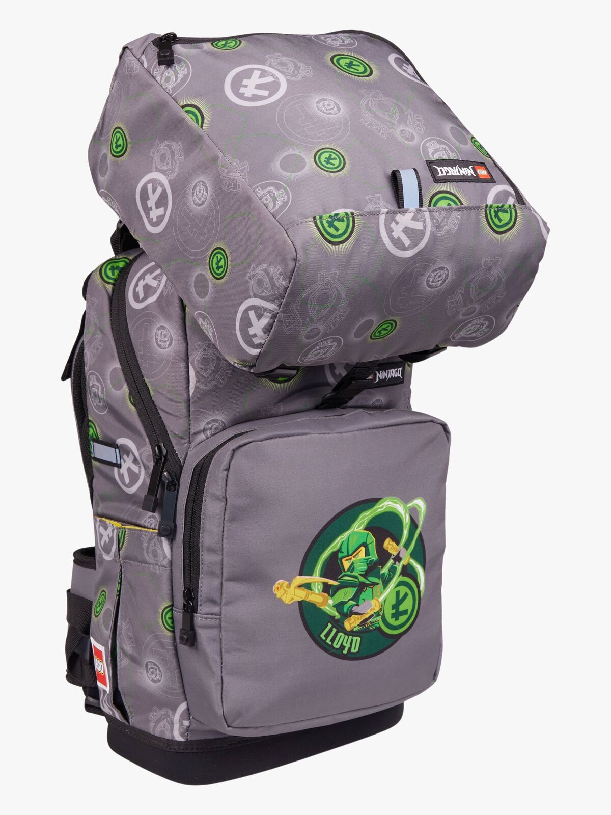 LEGO® NINJAGO® Elemental Master of Energy Ryggsekk 20L, Grå
