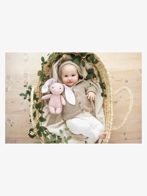 Teddykompaniet Kosedyr Kanin Elina 20 cm, Misty rose