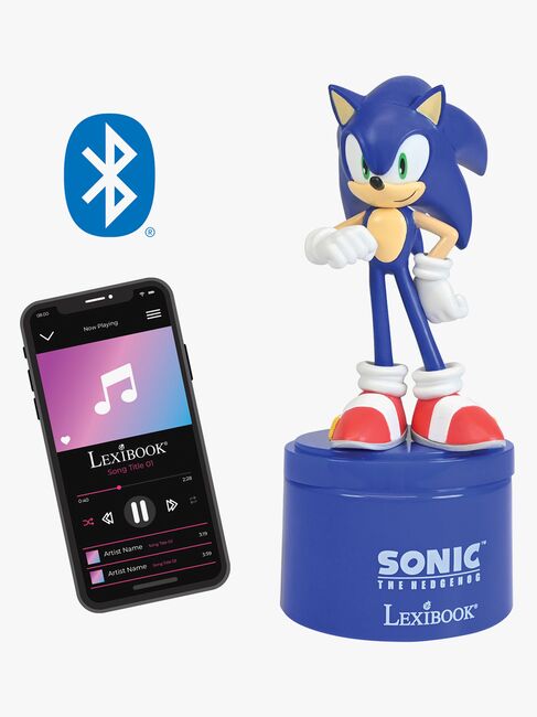 Sonic Nattlampe med Bluetooth-høyttaler