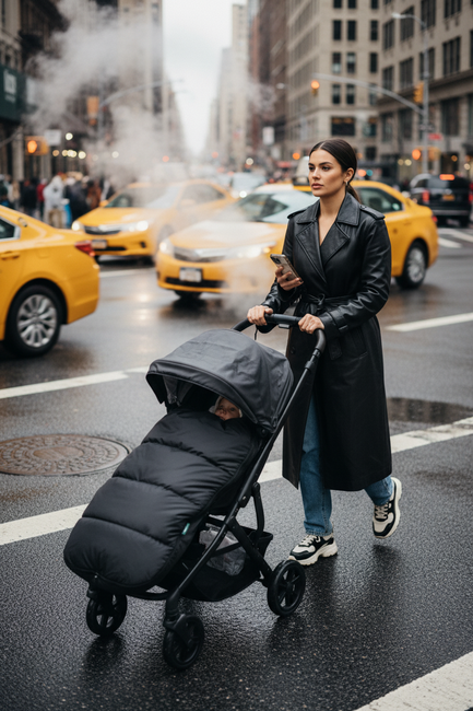 KONG.WALTHER Østerbro Vognpose, Black