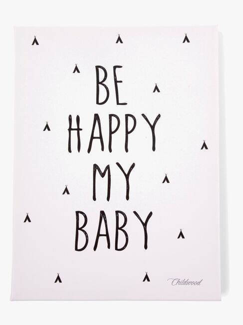 Childhome Plakat Be My Happy Baby 30x40