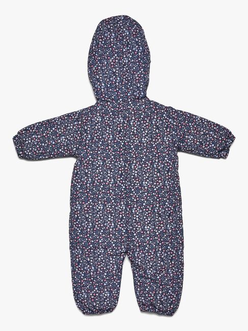 Petite Chérie Atelier Gisele Vinterdress Baby, Navy Small Flower