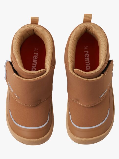 Reima Hyppii Barefoot WP Sneakers, Cinnamon Brown