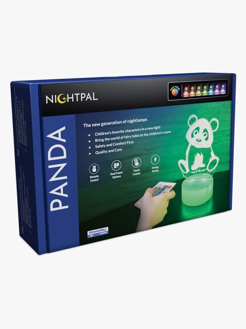 Powerpal 3D Nattlampe Panda