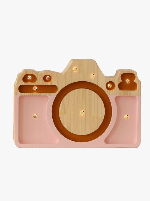 Little Lights Mini Lampe Kamera, Pastellrosa