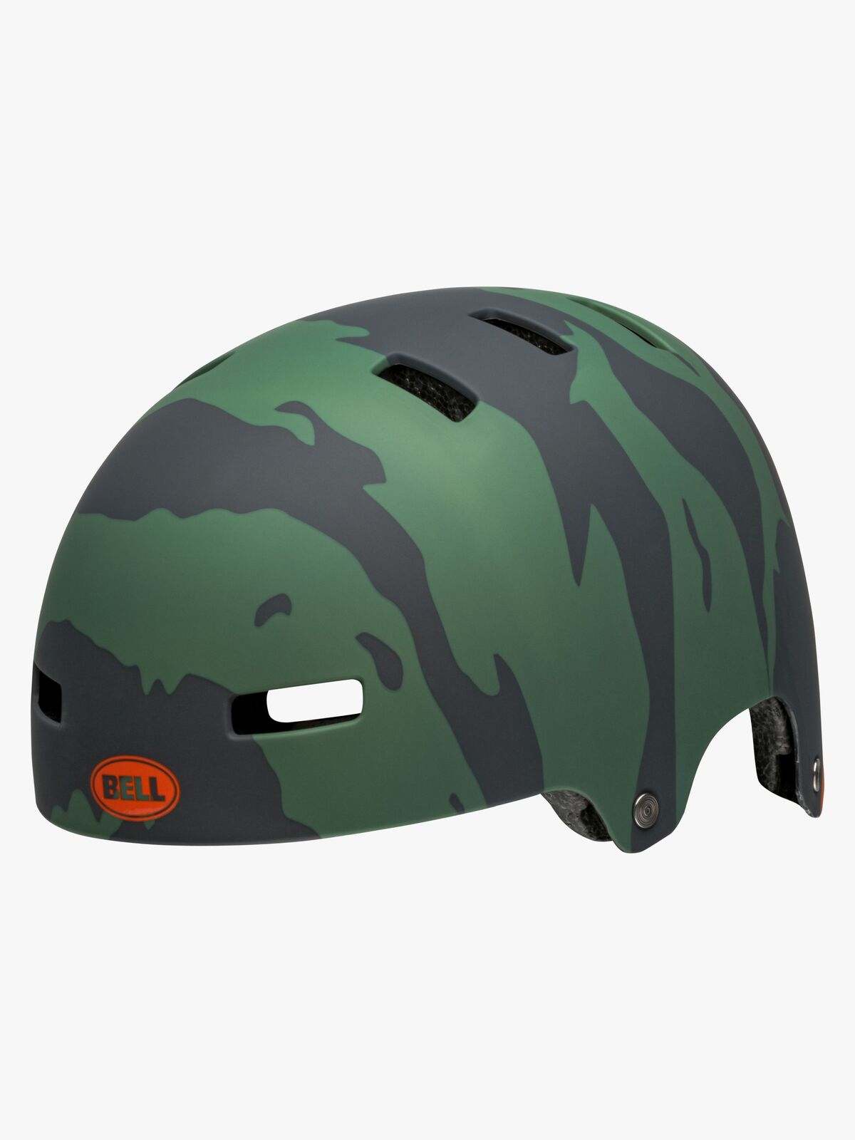 Bell SPAN Hjelm, Oransje/Grønn