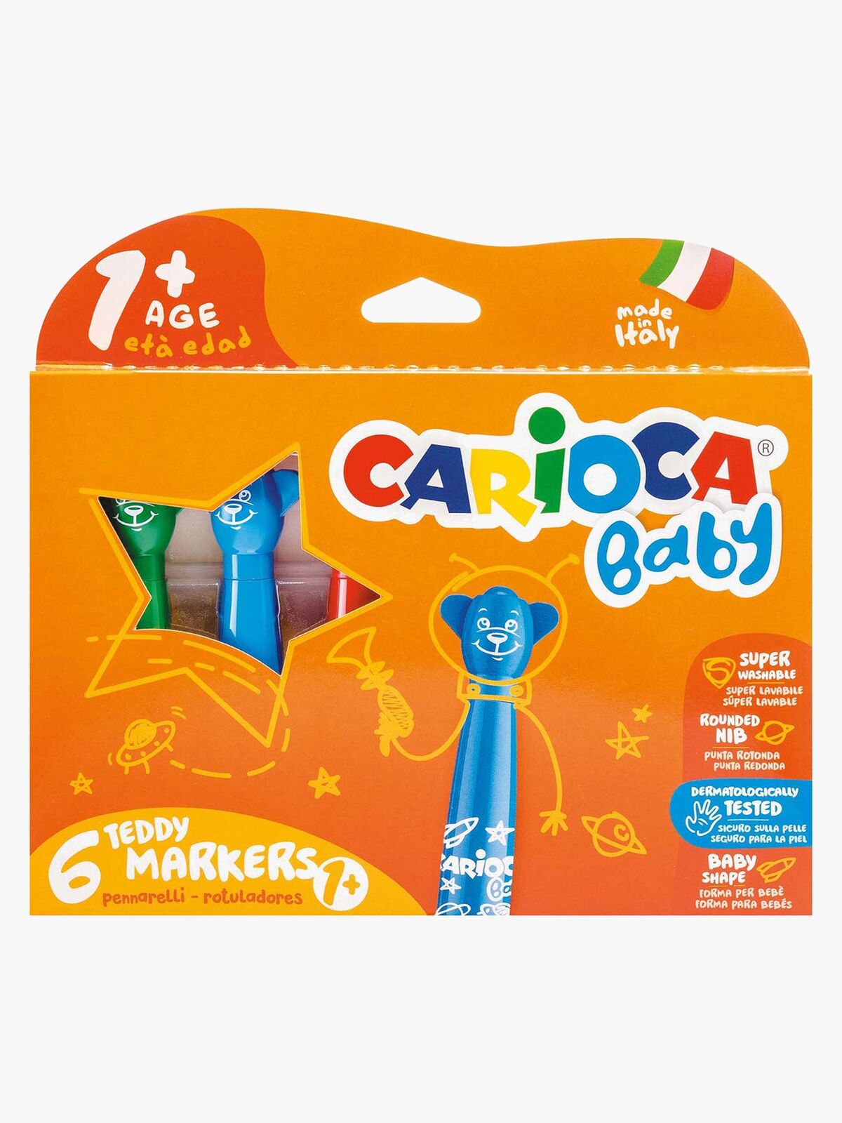 Carioca Bamsepenner 6-Pack
