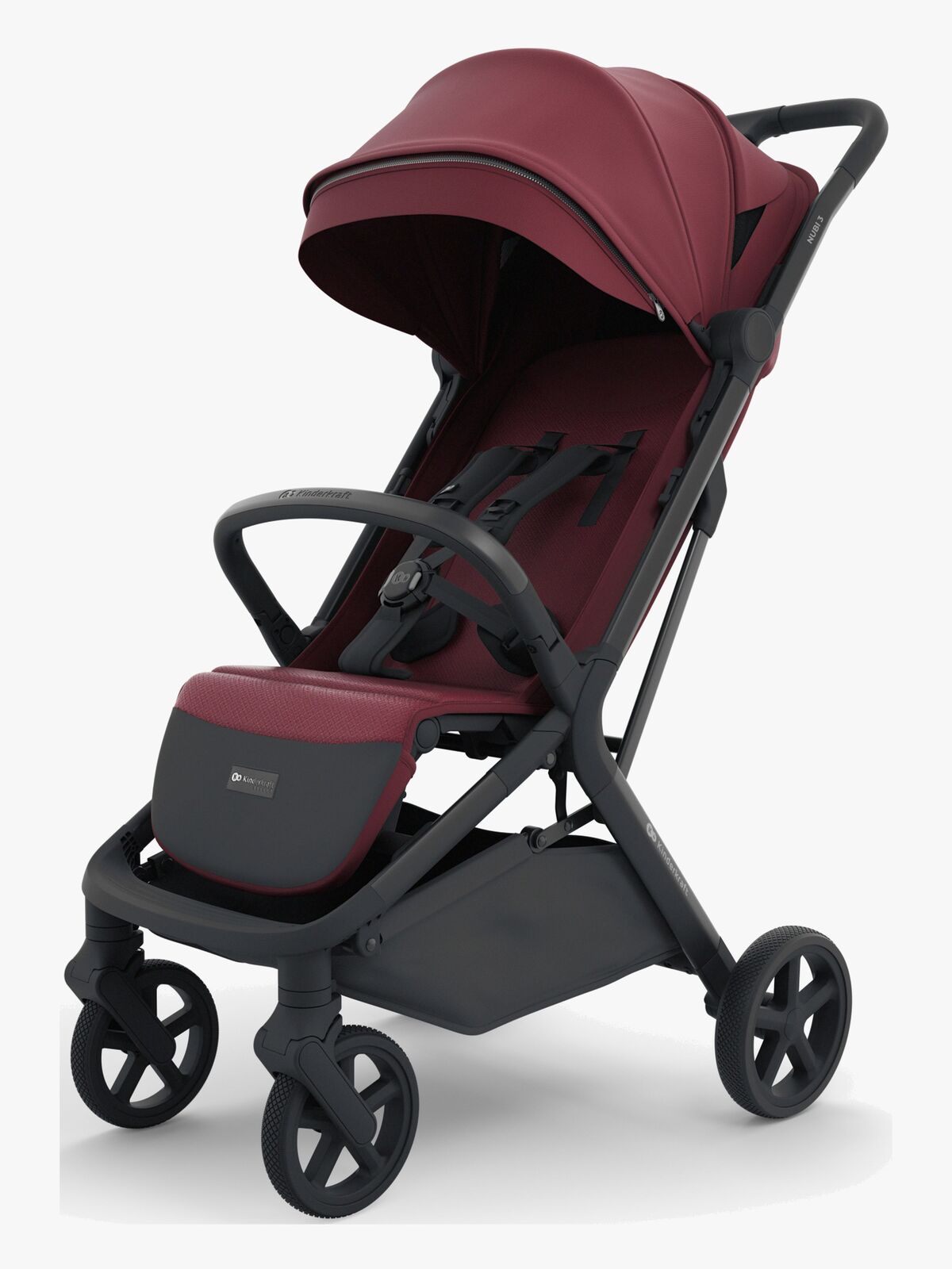 Kinderkraft NUBI 3 Sportsvogn, Dark Ruby